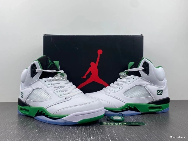 One Kick Jordan 5 Air WMNS DD9336-103 Green Lucky 0713